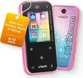 Vtech KidiZoom Snap Touch Pink I Kinderkamera mit Touchscreen Bluetooth & Musik