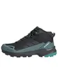 adidas Herren Terrex Skychaser AX5 Mid Gore-TEX Hiking Shoes, Core Black/Carbon/Pure Teal, 46 EU