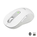 Logitech Signature M650 L Wireless, Maus weiß, Größe L
