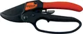 Garten PRIMUS Ratschenschere mit 1-Hand-Verschluss-System schwarz / orange