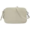 Umhängetasche LIEBESKIND BERLIN "Crossbody CARRY OVER HARRIS", Damen, Gr. B/H/T: 20,5cm x 14,5cm x 7cm, weiß (milk), Leder, Taschen, Mini Bag, Schultertasche, Handtasche Damen