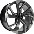 GMP Rebel black glossy 8.5x21 ET40 - LK5/112 ML57.1 Alufelge schwarz