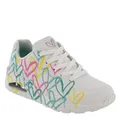 Skechers Damen Schnürhalbschuh in Weiss-Kombi - Gr. 38