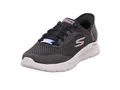Skechers Go Walk Flex-New World Sneaker für Herren, Schwarz/Orange, 40 EU