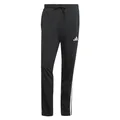 Adidas Herren Essential Three Stripes Single Jersey Pant, Black/White, M (M) (JE6430)