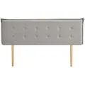 Idimex Kopfteil, Grau, Textil, Mode, 162x94x7 cm, Schlafzimmer, Betten, Bett-Kopfteile