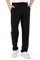 COMEOR Jogginghose Herren Baumwolle Sweathose - Lange Sport Hose Herren - Jogger Trainingshose Herren, Relaxing Hose (Schwarz, S)