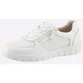 Caprice Sneaker Sneaker Wechselfußbett, Flexible Laufsohle, Schrittdämpfung weiß 39 EU