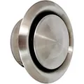 Häusler Edelstahl Tellerventil LG-4510 R Abluftventil DN 100 mit Einbaurahmen