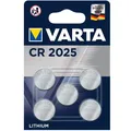 Varta CR2025 Lithium Batterie im 5er Sparpack 5-VACR2025