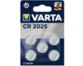 VARTA Varta CR2025 Lithium Batterie im 5er Sparpack Batterie, (3,0 V)