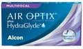 Air Optix plus HydraGlyde Multifocal Monatslinsen weich | 3 Stück | BC 8.6 mm | DIA 14.2 mm | ADD HIGH | -01.25 Dioptrien