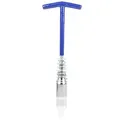 alca Zündkerzenschlüssel alca® Zündkerzenschlüssel 21 mm mit Feder + T-Griff Z-Gelenk Universal (1 St) blau|schwarz|silberfarben 9.5 cm x 2.7 cm
