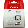 Canon PG-545/CL-546 Multipack, Schwarz, Cyan, Magenta, Gelb, Tinte auf Pigmentbasis, 2 Stück(e), Multipack