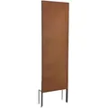 Metall Gartenzaun Sichtschutzwand 150 cm Edelrost Sichtschutz-Element Rost Deko - Rot/Braun
