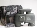 Militär Marine Fernglas 10x50 mit BAK4 Porro - Prismen + 360° Kompass für Marine, oliv