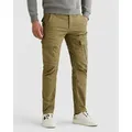 PME LEGEND Cargohose Nordrop Stretch Twill mit Logo Stickerei grün 34