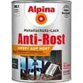 Alpina Metallschutz-Lack Anti-Rost Anthrazitgrau matt 2,5,
