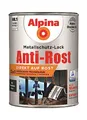 Alpina Metallschutzlack matt – Anthrazitgrau – Anti-Rost-Lack für einen Langzeit-Korrosionsschutz – Witterungs- und UV-beständig – 2,5L