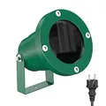 ledscom.de Gartenstrahler DUK für außen, IP65, Stecker, grün, 1x GU10 max. 15W