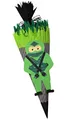 Prell Schultüte Ninja - 3D Wellpappe, 68 cm hoch - Bastelset mit Vorlagenbogen und Anleitung