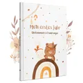 EULENTALER® Babytagebuch "Mein erstes Jahr" | DIN A4 | Babyalbum zum Eintragen |
