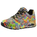 Skechers UNO-INFINITE DRIP JEN STARK Sneaker Freizeitschuh, Halbschuh, Schnürschuh mit Luftkissen-Dämpfung bunt 38 EU