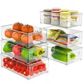 Kühlschrank Organizer Set 6er Set (3 Größe) Kühlschrank Organizer Küchen