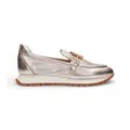 Hispanitas für Damen. HV253949 Turnschuhe Kansas gold (40), Leder, 3 bis 5 cm, Keine, Lässig, Bronze