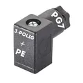 5 Stück Kalitec Ventilstecker Form C Ventil Stecker PG7 Steckverbinder 4 polig