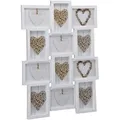 Bilderrahmen Weiß - Multirahmen Für 12 Bilder 10x15 Cm - Foto Galerie Collage Rahmen