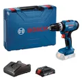 Bosch Professional 18V System Akku Schlagbohrschrauber GSB 18V-25 (max. Schrauben-Ø: 10 mm, inkl. 1x GBA 2.0 Ah, 1x GAL 18V-20, Handwerkerkoffer)