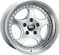 RH Alurad P Rad silber horn hochglanz poliert 9x18 ET27 - LK5/130 ML71.5 Alufelge silber