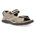 Geox Herren U Sandal Strada D Riemchensandalen, Beige Sand Navy, 46 EU