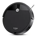 EASINE Saugroboter, Bürstenloses Design Staubsauger Roboter, Starkes Saugen, Selbstladend, Fernbedienung, Flach, Geeignet für Tierhaare & Hartböden, E3