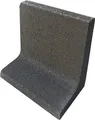 L-Mähroboterkantenstein anthrazit 29 cm x 4 cm x 25 cm Fußtiefe = 15 cm