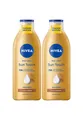 Nivea Körperlotion 2er Set Body Lotion Sun Touch 2 x 400 ml, 2-tlg., 72h zart bräunende Feuchtigkeitspflege