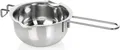 Wenco Schale Schmelzschale aus Edelstahl 390 ml, (hitzebeständig, 1-tlg), Schmelztopf Ideal zum Schmelzen von Schokolade & Zubereiten von Soßen