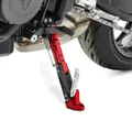 Motorrad Seitenständer Universal Höhenverstellbar Aluminium Tourtecs rot