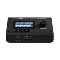 YAMAHA URX44V USB-C Audio-/Videointerface – 6-In/4-Out-Interface mit 32-Bit/192-kHz, HDMI-Videocapture, Touch-LCD und DSP-Mixing für Streaming und Content Creation – Schwarz