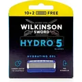 Wilkinson Hydro 5 Hydrating Gel Rasierklingen, 12er Pack