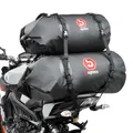 Set Motorrad Gepäckrolle Hecktasche BR50+BR30 Wasserdicht 80 Liter
