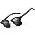 PolarisierteSonnenbrilleHerrenHalbrahmenSonnenbrillenDamenSunglassesMenWomenS...