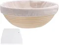 Gärkörbchen Rund 23cm Natürlichem Rattan Brotform Handgefertigt Küchenzubehör