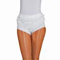 Fasching Kinder/Damen Rüschenhöschen weiß (L/XL)