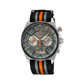 Seiko Herren-Uhr Quarz Edelstahl mit Textilband SSB403P1