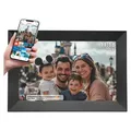 Denver PFF-1024 10,1′′ Frameo WLAN Bilderrahmen mit IPS & App - Schwarz