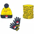 Nintendo - Zestaw akcesoriów Pikachu: snood, czapka i rkawiczki na zim