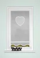 HOME WOHNIDEEN Türvorhang CORAZON (1 St), Stangendurchzug, blickdicht, Tür-und Fensterbehang, Batist, bestickt