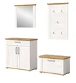 Inn.Furn Garderoben-Set Mirano, (4-St)